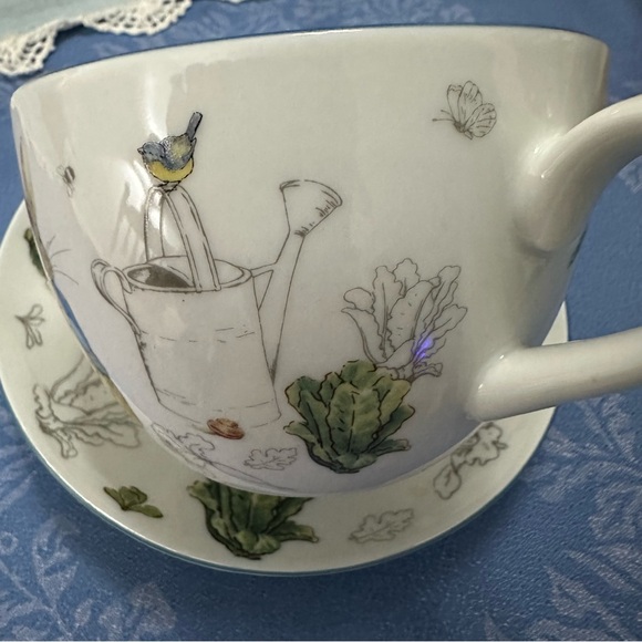 Beatrix Potter Peter Rabbit Floral Teacup and Saucer - Picture 11 of 11